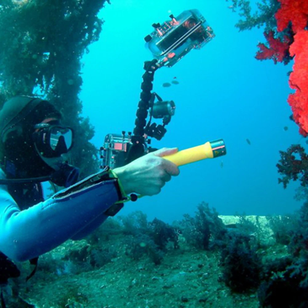 

Professional diving flashlight LED diving flashlight light waterproof portable flashlight waterproof portable light