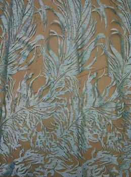 

Good looking Embroidery african lace fabric L956 French Net Lace Fabric With Stone