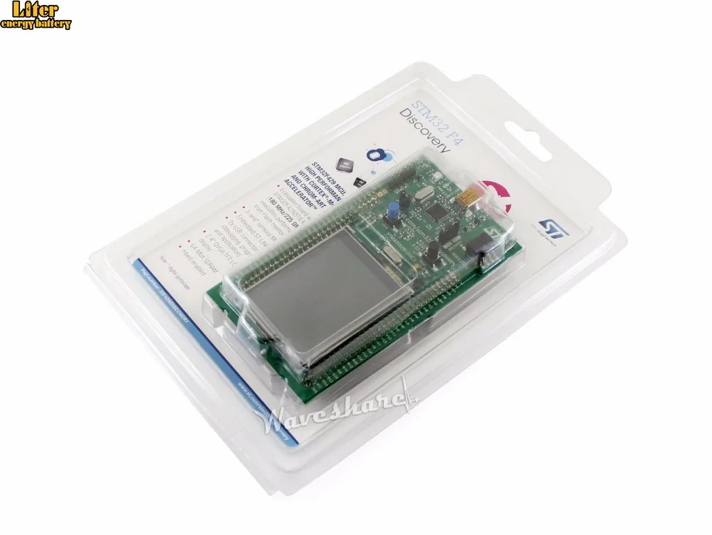ST Оригинал 32F429IDISCOVERY/STM32F429I-DISC1 MB1075C STM32 макетная плата Discovery kit с STM32F429ZI MCU 2048KB FLASH |