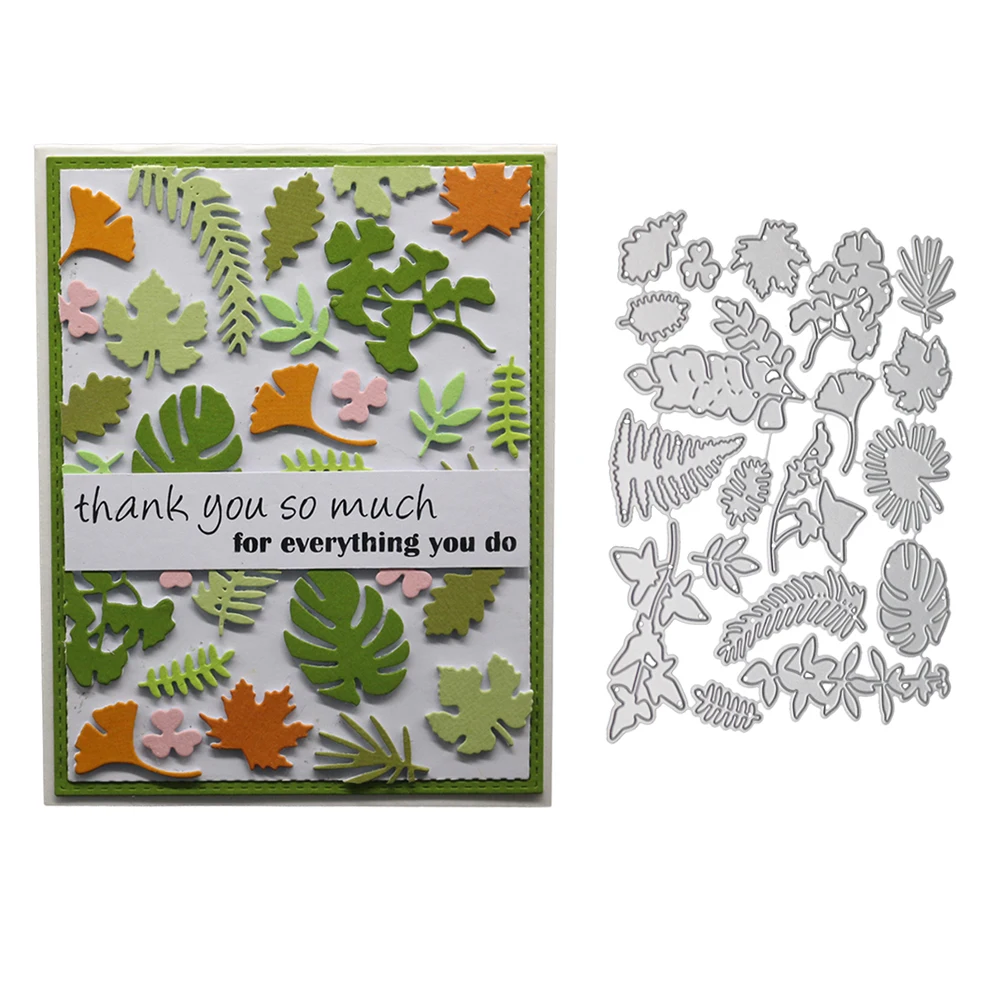 

Tree Plant Leafs Dies scrapbooking New Arrival Metal Cutting Dies New 2019 New Alinacrafts Design Craft Dies Card For 2019