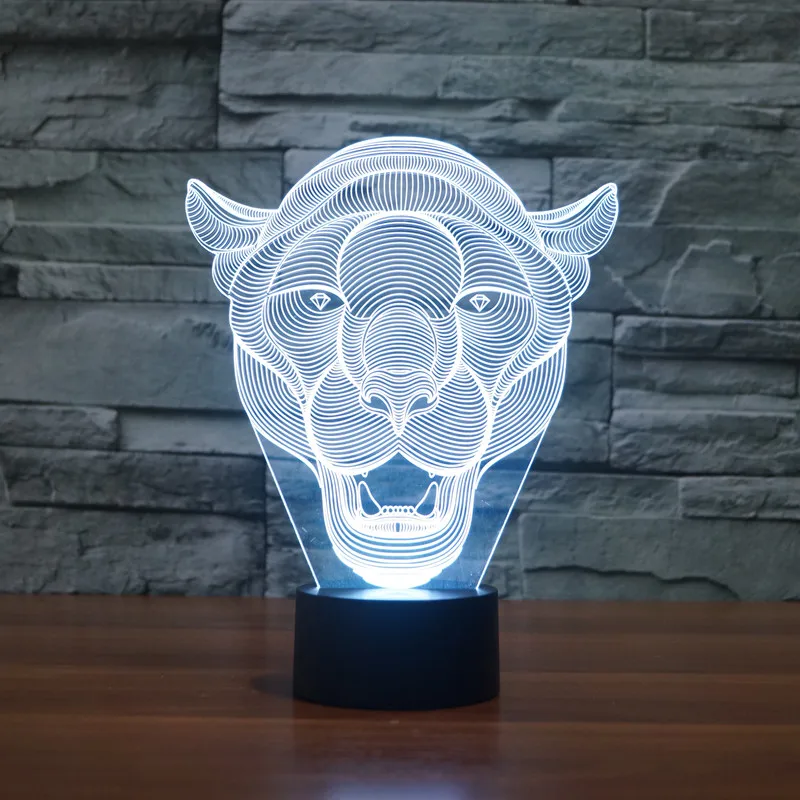 

Lioness 3D Lamp Room Bedroom Decorative Night Light Home Decoration Kiddie Kids Gift