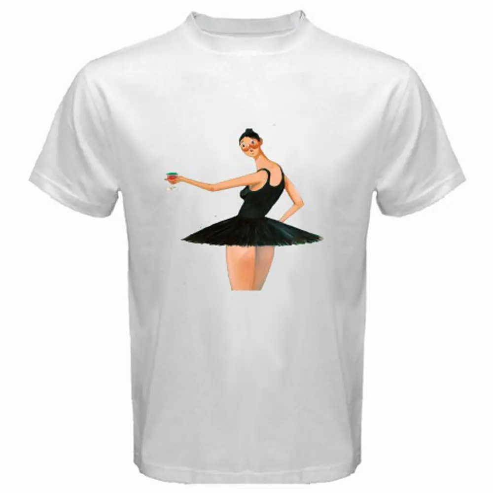 Новые Kanye West Runaway балерина Для мужчин белая футболка Размеры размеры s m l xl 2XL 3XL |