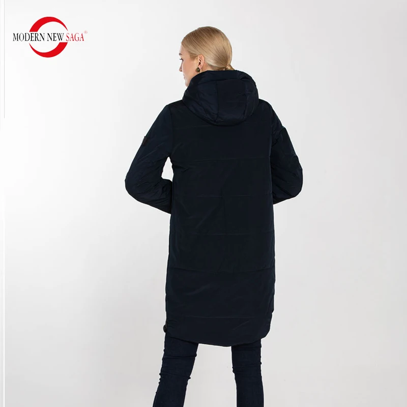 MODERN NEW SAGA Women Clothing Female Winter Coat Warm Hooded Jacket Thickening Cotton Padded Coat Fashion Parkas Outwear