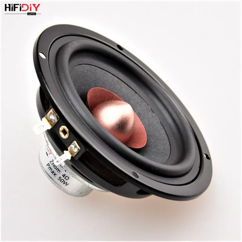 HIFIDIY LIVE Hi-Fi 4,5 дюймов DIY полночастотный динамик 4 8 Ом 50 Вт Неодимовый магнитный высокий альт бас громкоговоритель QF4-116NS