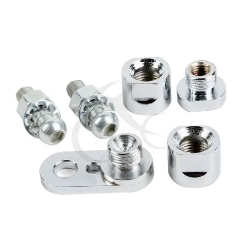 Motorcycle Front Turn Signal Relocation Swivel Mount Kit For Harley FLSTFB FLSTFBS FXST FXSTB FXS FLSS Softail Fatbob 88-10 1