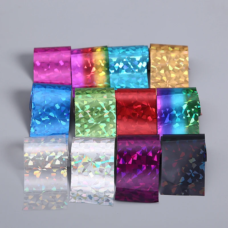 

New Fashion 12Pcs Starry Sky Nail Foils Nail Art Transfer Sticker Decal Stylish DIY Nail Tips Decoration