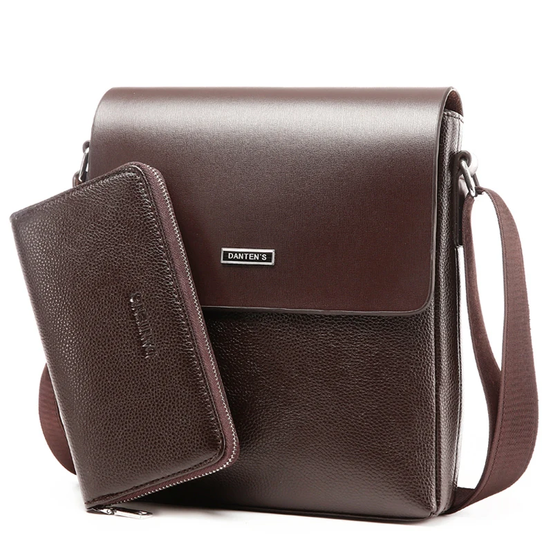 Two font b sets b font bags 2017 new European and American fashion men shoulder bag