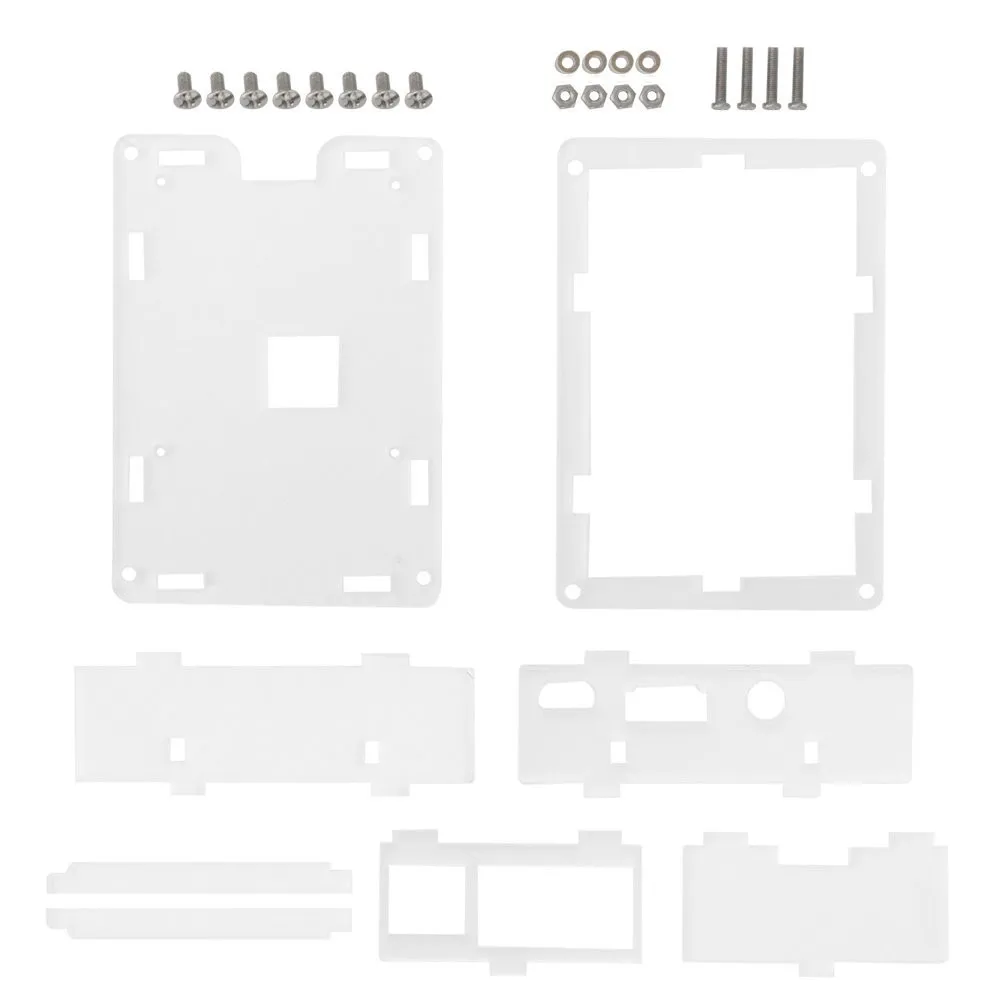 Новый прозрачный акриловый чехол для Raspberry Pi 3 2 Модель B &amp + возможность Intall 5 &quotLCD