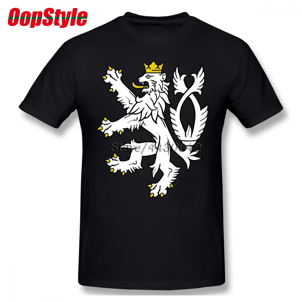 

Coat Of Arms Of The Czech Republic T-shirt For Men Plus Size Cotton Team Tee Shirt 4XL 5XL 6XL Camiseta