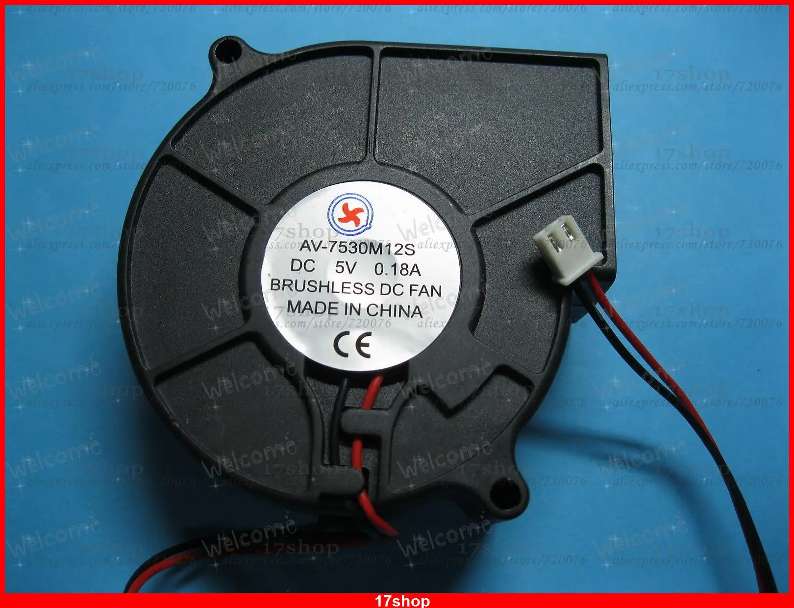 1 шт. бесщеточный вентилятор постоянный ток 5 в 7530 с 75x30 мм 2pin|blower|fan blower |