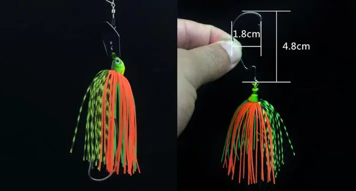 Spinnerbait Fishing Lure Buzzbait Wobbler Chatter Bait for carp Fishing with Swim Jig Blades Pesca