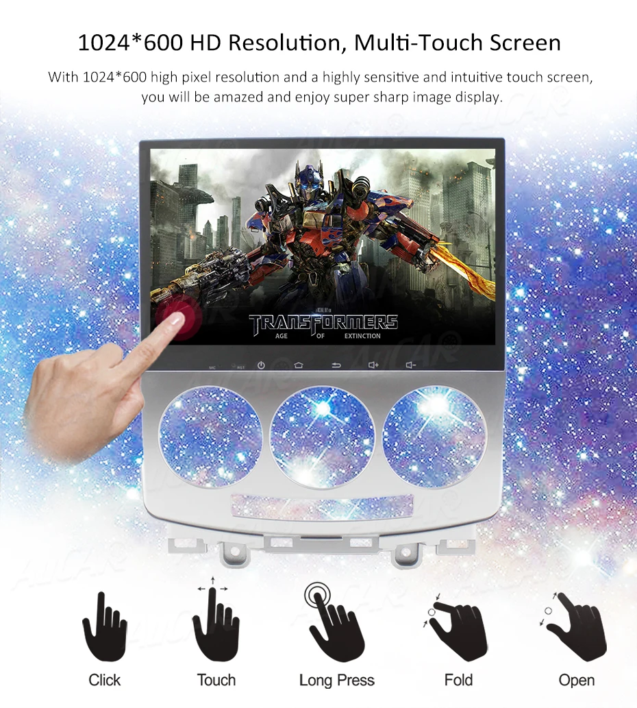 Excellent Android 7.1 car dvd player 9" GPS Navigation system for Mazda 5 2005 - 2009 HD 1024*600 Bluetooth GPS Radio WIFI 4G Stereo aux 10