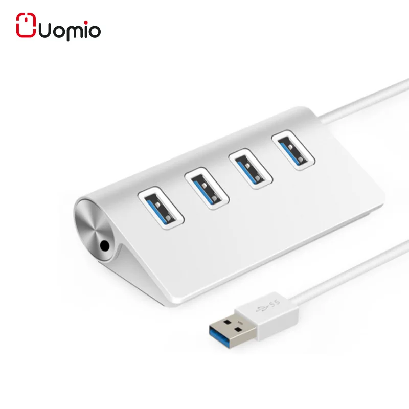 Uomio 4 Port USB 3.0 Hub Aluminium Multi Splitter Adapter For Computer High Speed 5Gbps Wholesale | Компьютеры и офис
