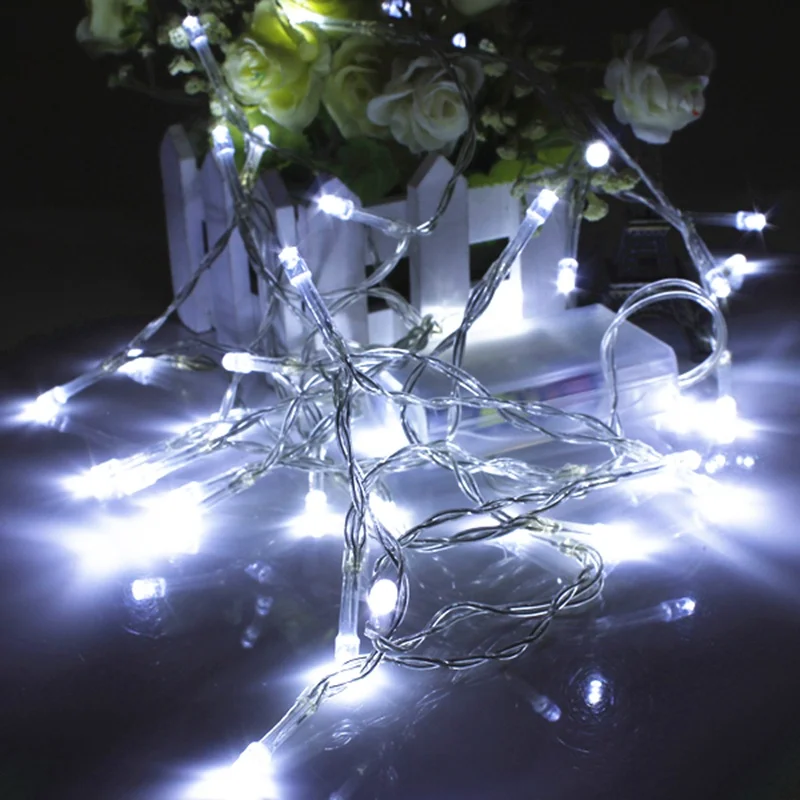 

1M 10 Led String Light Christmas Lights Fairy Outdoor Garden Wedding Party Led Strings Battery Colorful LED Holiday Light