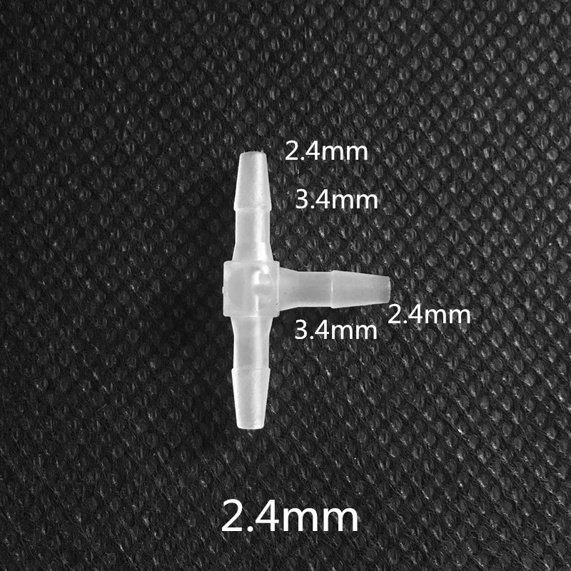 1 шт. 1,6 мм-15,8 мм ПП пластик равный тройник соединитель для мягкого шланга Соединительный адаптер