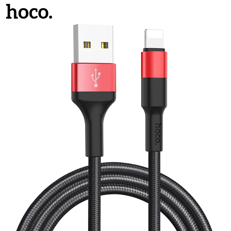 USB кабель HOCO для iPhone X 8 быстрая зарядка передачи данных 7 Plus SE 6 6s 5 5s IOS 11 Pin адаптер