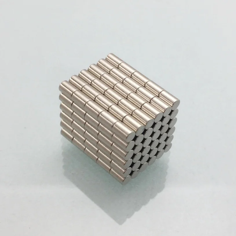 

100pcs Neodymium Disc Magnets dia3x4 mm N35 Super Strong Powerful Rare Earth 3mm x 4mm Small Round Magnet, Free Shipping