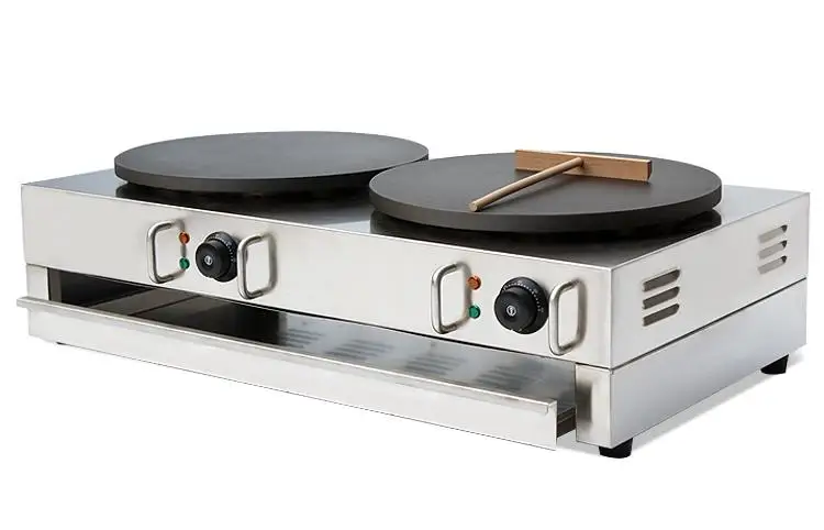 

Commercial Electric Crepe Maker Electric Pancake Making Machine Double-burner Electric Crepe Making Furnace