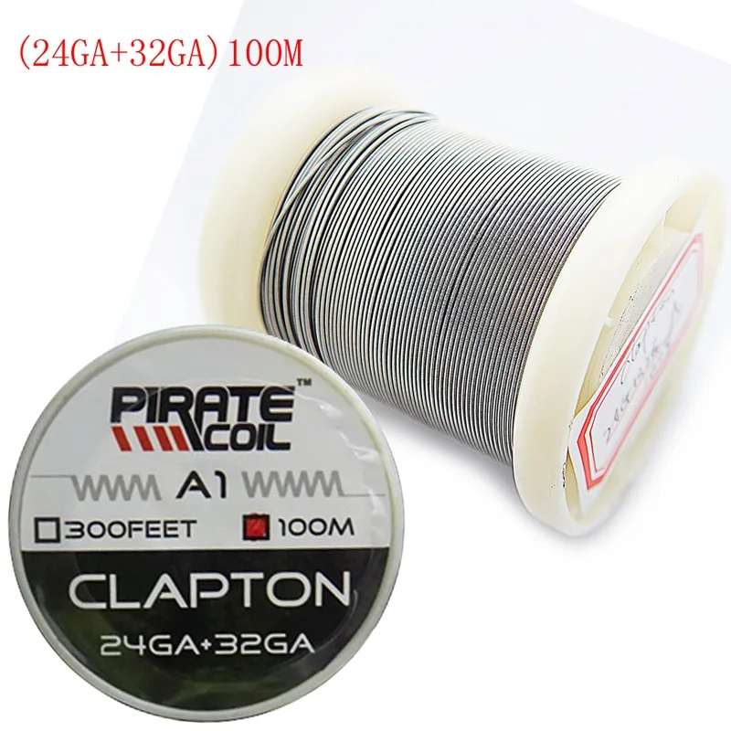 

PIRATE COIL 100 m / roll A1 Electronic Cigarette Heating Wire RDA DIY Accessory Resistance Wire Clapton