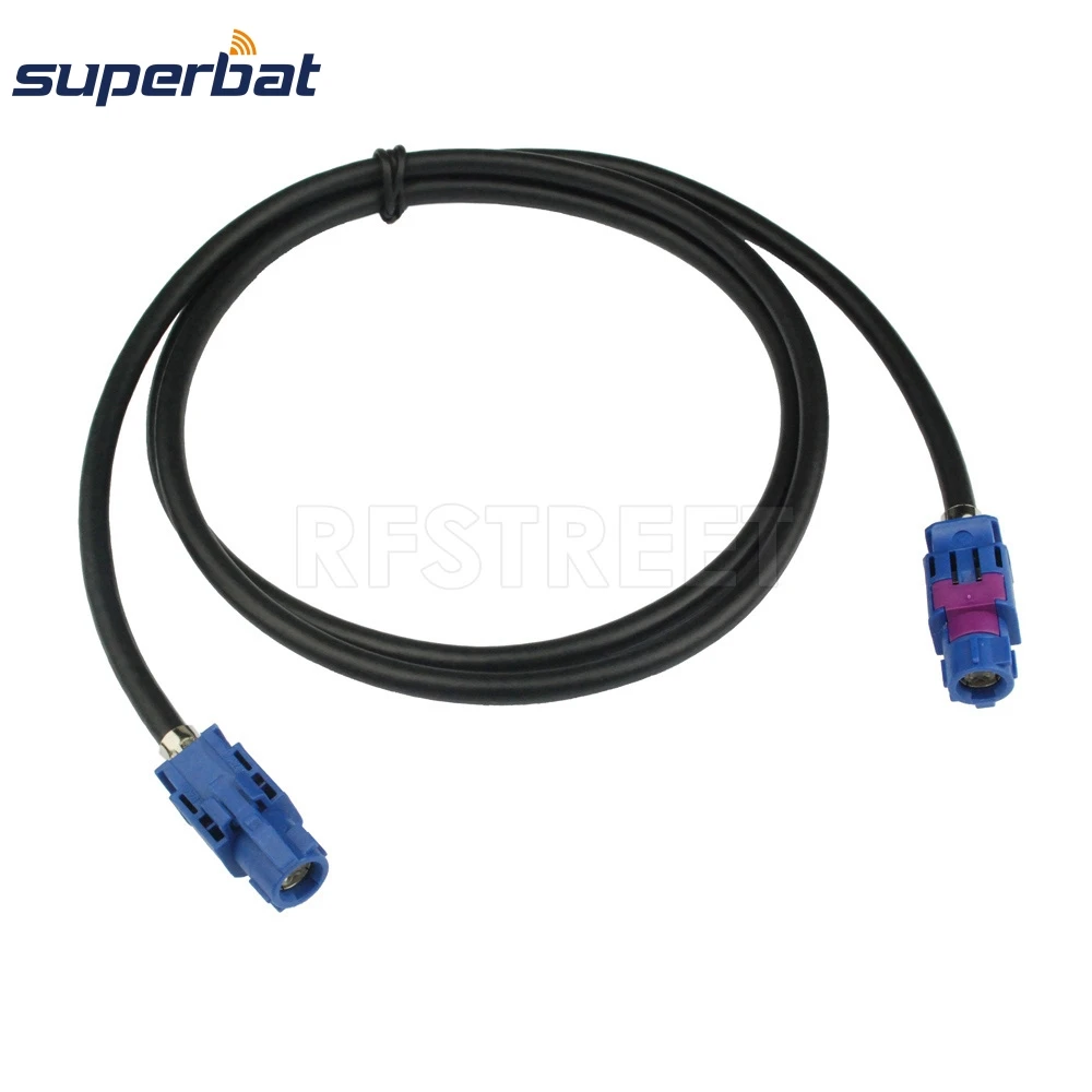

Superbat Vehicle High-speed Transmission FAKRA HSD C Signal Blue LVDS 120cm Shielded Dacar 535 4-Core Cable