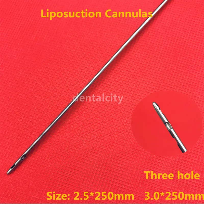 

Best Three Hole LIPOSUCTION cannula Malleable for Facial,Plastic Surgery Beauy tools