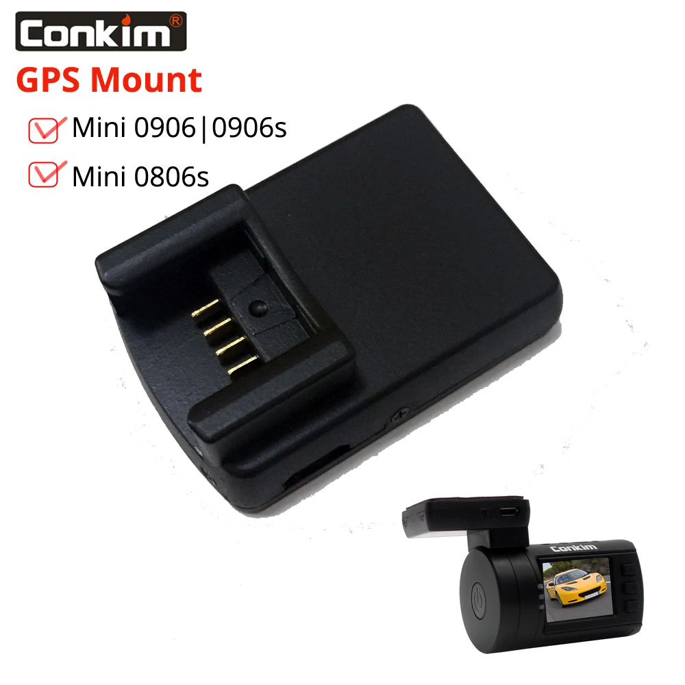 Conkim GPS Mount For Car Dash font b Camera b font Mini 0806s Dual Lens Mini