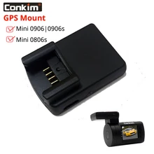 Conkim GPS di Montaggio Per Auto Dash Macchina Fotografica Mini 0806 s Dual Lens Mini 0906 supporto GPS Supporto Per Auto DVR Mini 0806 Nuova Versione Micro USB