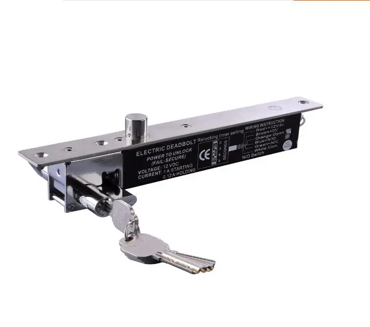 bilder für Fail Secure 24VDC/12VDC 5 linie Elektrische Drop-riegelschloss manuelle Tasten Für Zugangskontrollsystem Elektrische Riegel bilder für Fail Secure 24VDC/12VDC 5 linie Elektrische Drop-riegelschloss manuelle Tasten Für Zugangskontrollsystem Elektrische Riegel