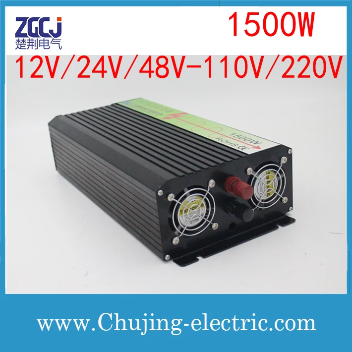 

High quality pure sine wave voltage transformer 1500Watts power inverter DC-AC inverter 1500W intverter Voltage converter