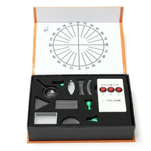 Физическая наука оптические эксперименты треугольная призма выпуклая линза физическая оптическая аппаратура прочное качество