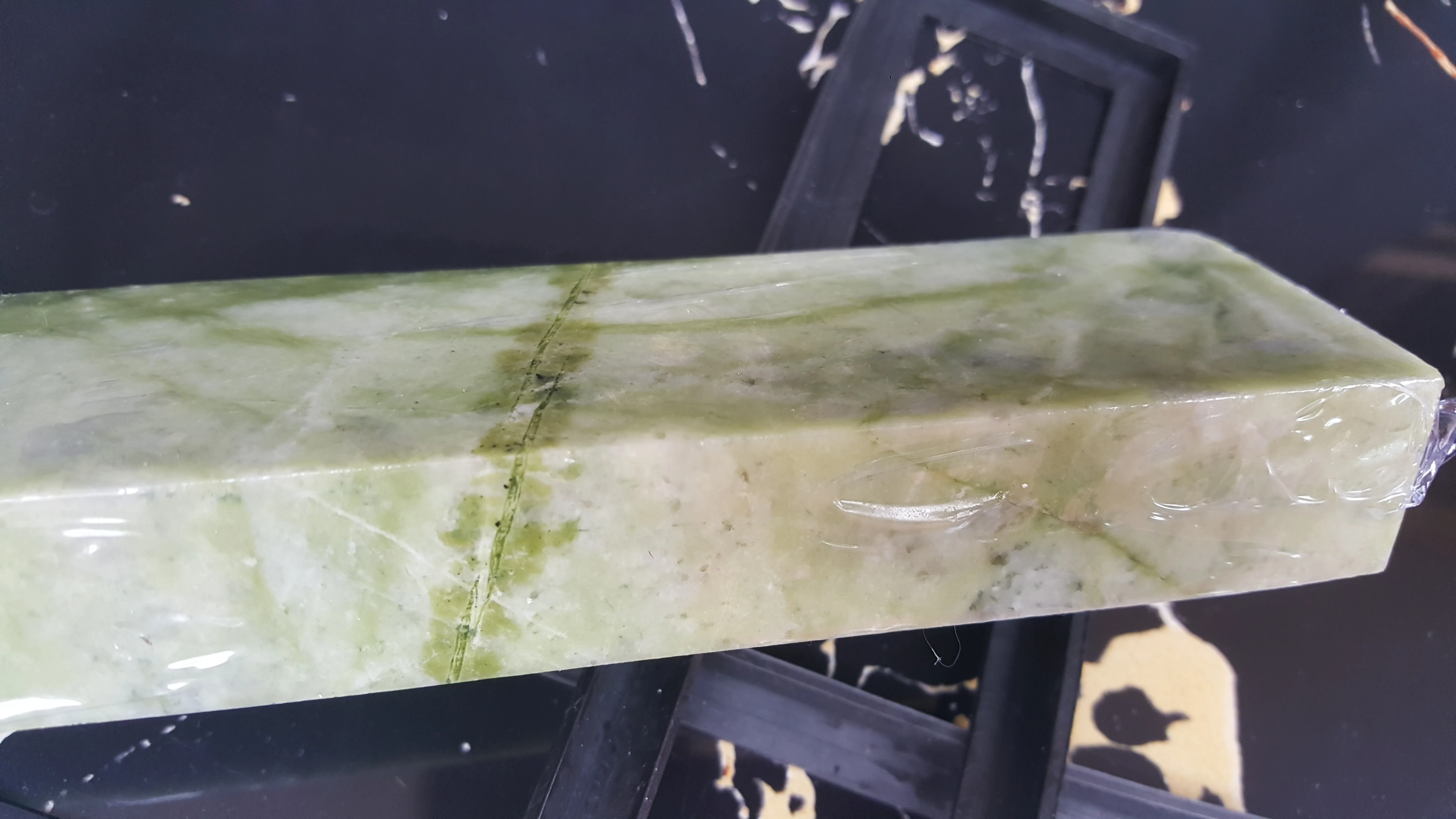 

Green Nature Agate 10000~8000# Sharpening Stones Agate stone Natural Fine Kitchen Knife Razors Nature Jade