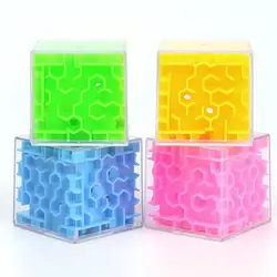 3D мини лабиринт Magic Cube игрушки Забавный лабиринт шаровый пазл Скорость игра-головоломка куб Cubos обучения детей развивающие игрушки