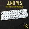 Teclado mecánico personalizado jj40 v1.5 40% PCB programable, 40 diseños planck bface firmware gh40 jd40 con led de fondo rgb ► Foto 1/6