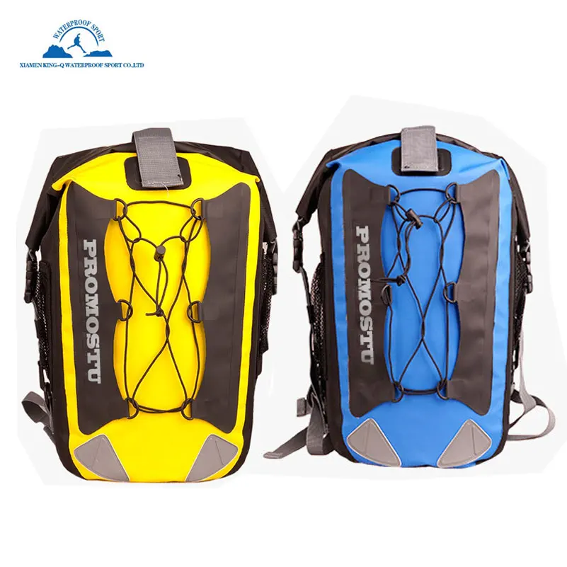 Waterdichte Dry Bag Rugzak 35L Gevoerde Schouderbanden Snoer Exterieur en Mesh Netting voor Verhoogde Draagkracht Outdoor Waterdichte Dry Bag Rugzak 35L Gevoerde Schouderbanden Snoer Exterieur en Mesh Netting voor Verhoogde Draagkracht Outdoor