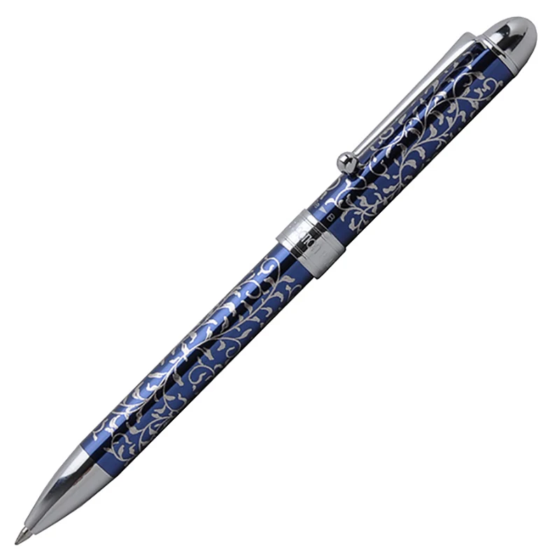 Платиновая японская черная и красная шариковая ручка и 0,5 мм автоматический карандаш и ластик многоцелевая ручка - Цвет: blue