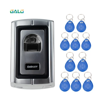 

125KHz RFID Fingerprint Scanner Without Keypad Door Locks with Metal Case Fingerprint Access Control Controller Can Reader Cards