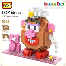 LOZ Diamond Blocks Brick Funny Plastic Action Figure Movie Mini DIY Micro Bricks Plastic Assembly Toys