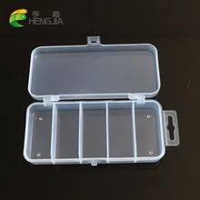 HENGJIA 1 шт. 36 г прозрачные видимые пластиковые рыболовные снасти Коробка для ловли нахлыстом приманка Поппер рыболовные аксессуары 13*6*2,5 см