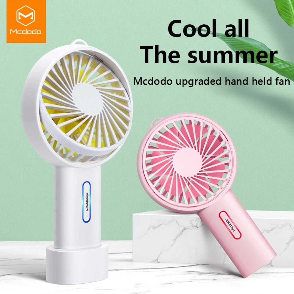 Portable Mini Handheld Fan USB Rechargeable Summer Cooling Desktop Fan 