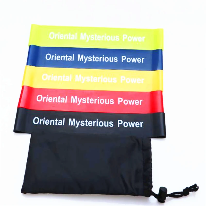 

Resistance Band Set 5 Levels Elastic Latex Gym Strength Training Rubber Yoga Loops Boot Bands Workout Fitness CrossFit Equipment