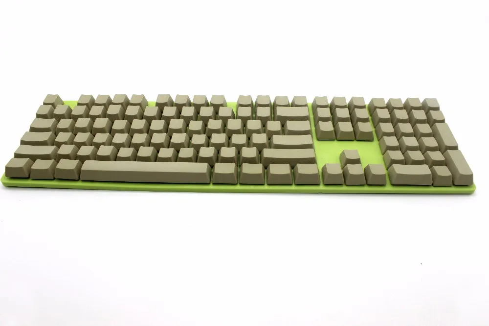 Крутая джазовая пустая 108 клавиша ANSI ISO раскладка Толстая PBT клавиша для OEM Cherry MX переключатели Механическая игровая клавиатура - Цвет: Light Gray