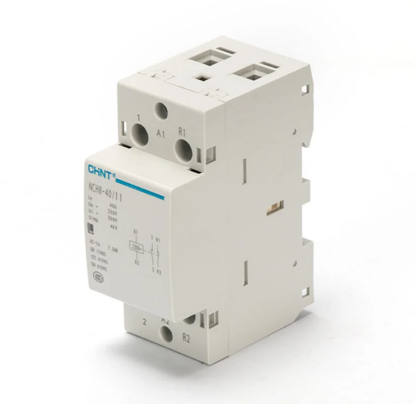 CHNT CHINT NCH8 40/20 модульная переменного тока бытовой автомат 220V 230V AC 40A 1NO 1NC 2NO