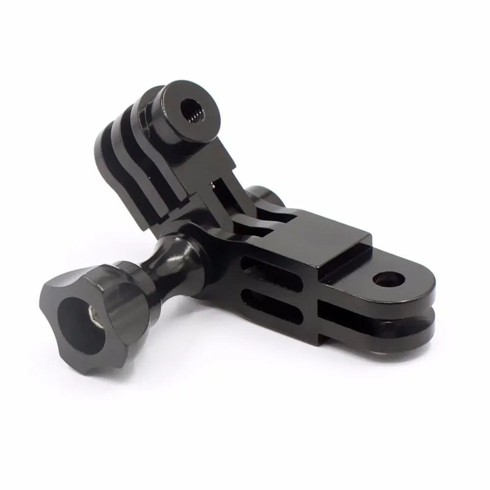 

CNC Aluminum Three-Way Pivot Arm Mount Adapter for GOPRO Hero 1 2 3 3+ 4 5 Session/Xiaomi Yi/SJ/GitUp Sport Camera Parts F22265