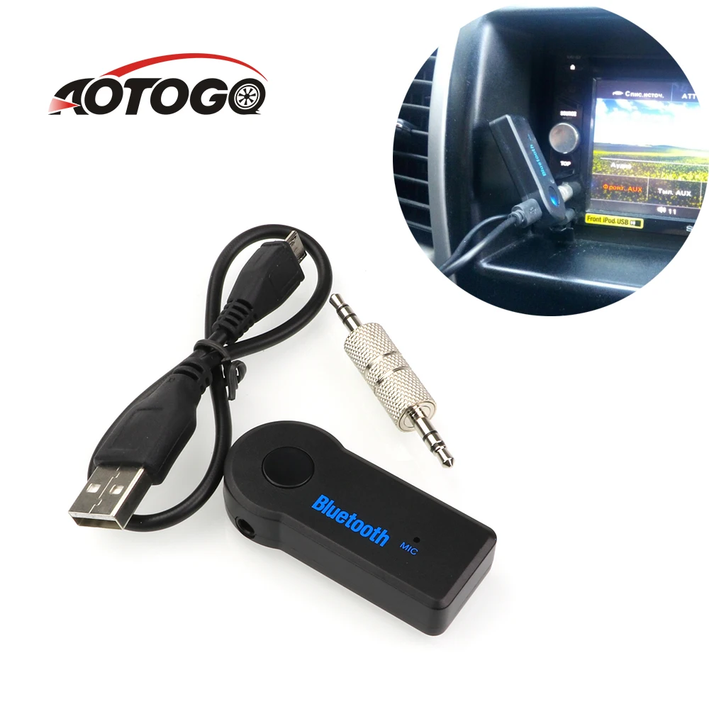fm приемник автомобиля трансмиттер Bluetooth Aux мини bluetooth аудиоресивер передатчик 3 5