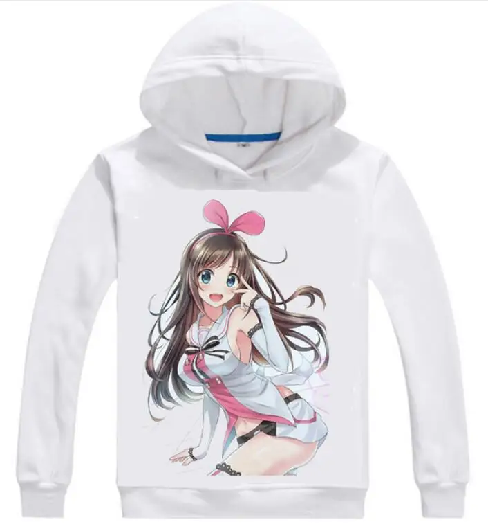 Kizuna AI толстовки мульти-стиль с капюшоном Толстовка японский виртуальный Ютубер Kizuna AI Кагуя Luna карнавальный костюм куртка с капюшоном - Цвет: 08