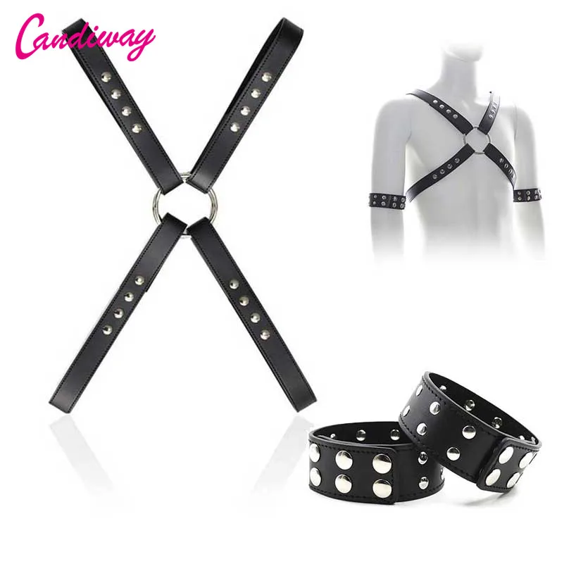 

Sexy Leather Strong Man Clothes Exotic Tanks Hole Translucent Bandoge Thong Handjob Sex Game For Man Sex Product Role Play