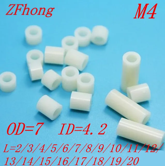 500pcs pcb board spacer M4*1/2/3/4/5/6/7/8/9/10/11/12/13/14/15/16/17/18