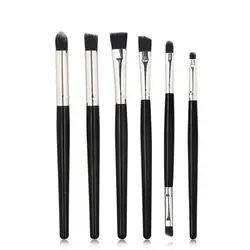 6 шт глаз Макияж Кисти Набор Eye Shadow Brush Make Up Tool