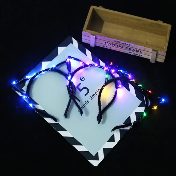 

Cat's Ear Hoop led Lamp Lighting Hoop Flash Ring Concert Headwear Night Market Toy Temple Fair Jewelry