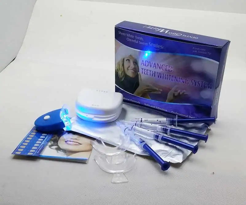 

5 sets/lot Advance Teeth Whitening Home System contain 4 Syringes 44.00% Professional Carbarmide Peroxide